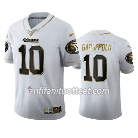 Miesten San Francisco 49ers NFL Pelipaita Jimmy Garoppolo 10 Nike Valkoinen Golden Edition